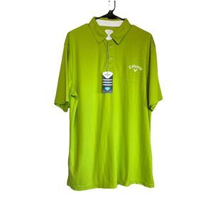 CALLOWAY Polo Golf Macaw Green Shirt Mens Size XL NWD